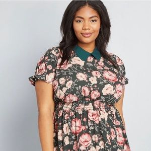NWT Modcloth floral dress. size 2X